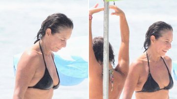 Discreta aos 58 anos, Andréa Beltrão vai à praia com biquíni mínimo e exibe corpo real - Reprodução/ Instagram