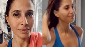 Camila Pitanga malha de top e mostra barriguinha de atleta - Reprodução/Instagram