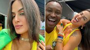 Comemorando a Copa, Carol Peixinho ostenta decotão ao lado de Thiaguinho e fãs babam: "Gata" - Reprodução/Instagram