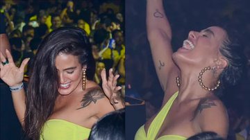 Apaixonada, ex-BBB Carol Peixinho canta e rebola muito em show de Thiaguinho - Araújo/AgNews