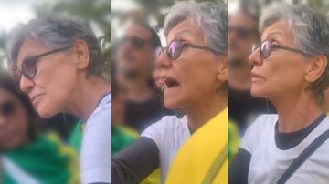 Cássia Kis volta a causar em protesto pró-Bolsonaro - Reprodução/Twitter