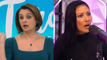 Cátia Fonseca detona Simaria - Reprodução/ Band TV e Youtube