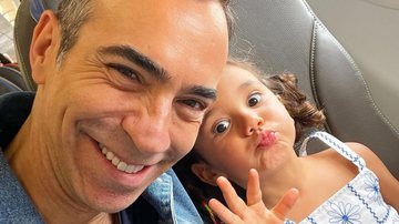 O apresentador Cesar Tralli tira mini férias para curtir viagem com sua filha com Ticiane Pinheiro, Manuella: "Enorme amor" - Reprodução/Instagram