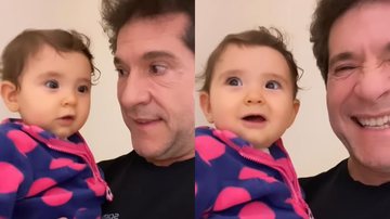 Daniel encantou os fãs ao mostrar sua filha reproduzindo sua cantoria - Reprodução/Instagram