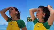 Mel Maia curte praia com biquíni do Brasil e a web vai a loucura - Reprodução/Instagram