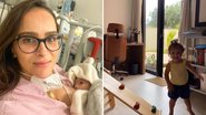 Esposa de Juliano Cazarré volta para casa após 5 meses com a filha no hospital: "Tempo bom" - Reprodução/Instagram