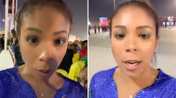 Esposa de Thiago Silva, Belle Silva tem bandeira barrada em jogo do Brasil: "Palhaçada" - Reprodução/Instagram
