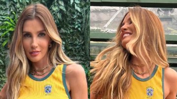 Ex-BBB Aline Gotschalg exibe barriga zerada em look para Copa e impressiona: "Gata demais" - Reprodução\Instagram