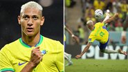 Famosos elogiam o jogador Richarlison em estreia do Brasil na Copa do Mundo 2022: "Gol mais bonito" - Reprodução/TV Globo