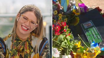 Fãs de Marília Mendonça lotam túmulo de flores em homenagem: "Um ano sem a Rainha" - Reprodução/TV Globo