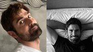 Reynaldo Gianecchini surge deitado na cama de um hotel e fãs apontam suposto affair com médico - Reprodução/ Instagram