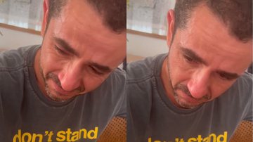Felipe Andreoli caiu no choro ao se despedir dos filhos para ir para a Copa do Mundo no Catar - Reprodução/Instagram