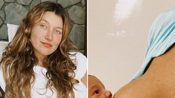 A influenciadora Gabriela Pugliesi surge amamentando herdeiro e se derrete: "Nunca fui tão feliz" - Reprodução/Instagram