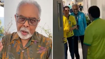 Gilberto Gil se pronuncia após ser alvo de manifestação preconceituosa no Catar: "Repudiadas" - Reprodução/Instagram