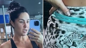 A noiva de Zezé Di Camargo, Graciele Lacerda escolhe look estampado coladinho para se exercitar em Recife; veja - Reprodução/Instagram