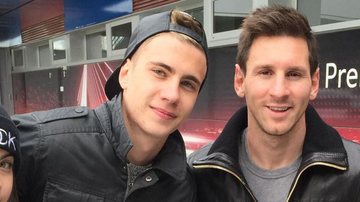 A influenciadora Jade Picon tem fotos antigas ao lado do jogador Lionel Messi expostas por irmão: "Com lenda" - Reprodução/Instagram