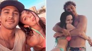 De biquíni, Larissa Manoela agarra o namorado e exibe corpaço sem edições: "Nós" - Reprodução/Instagram