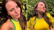 Larissa Manoela aposta em blusa cavadíssima para assistir à Copa e festeja: "País do futebol" - Reprodução/Instagram