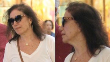 A atriz Lilia Cabral faz rara aparição com o marido em shopping no Rio de Janeiro; confira imagens - Reprodução/AgNews