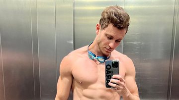 Ex-BBB Lucas Bissoli exibe sunga recheada ao posar em elevador: "Tudo isso?" - Reprodução/ Instagram