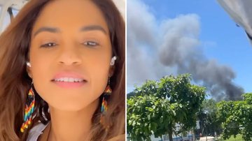 Lucy Alves deixa Estúdios Globo às pressas após incêndio: "Todo mundo evacuando" - Reprodução/ Instagram