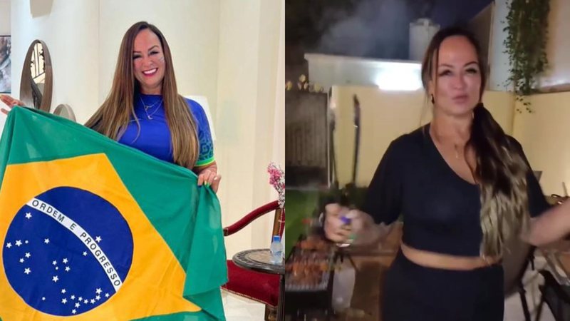 Mãe de Neymar faz churrasco bem tradicional brasileiro no Catar com amigas - Reprodução/Instagram