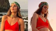 Magérrima, Camila Queiroz elege look estiloso e ostenta barriga sarada: "Absurdo" - Reprodução/Instagram