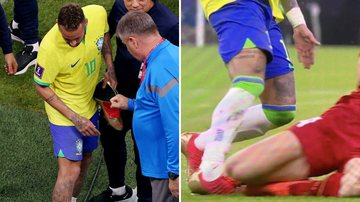 Lesão de Neymar pode ser grave e torcedores entram em crise: "Que não seja nada" - Reprodução/TV Globo