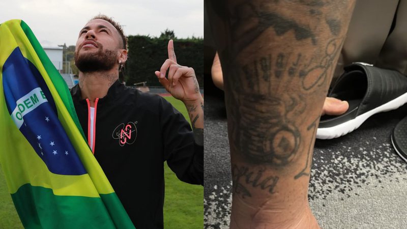 Neymar exibe pé após lesão séria na Copa e deixa fãs preocupados: “Que horror” - Instagram