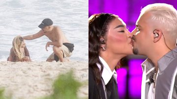 Pabllo Vittar e Pedro Sampaio se beijaram durante o Música Boa Ao Vivo desta terça-feira (08) - Reprodução/Instagram/Multishow