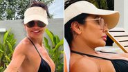 Scheila Carvalho posa de fio-dental na piscina imensa de sua mansão: "Cada dia mais gostosa" - Reprodução/ Instagram