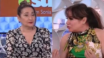 Sonia Abrão trocou o nome de Suzy Camacho ao vivo enquanto lhe apresentava aos telespectadores do A Tarde É Sua - Reprodução/RedeTV!