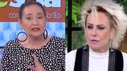 Sonia Abrão detona Ana Maria Braga após fala polêmica e manda indireta: "Preconceito" - Reprodução/ Rede TV e Reprodução/ Rede Globo