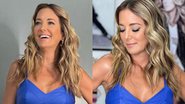 Ticiane Pinheiro arrasa com vestido azul aberto em dia de jogo do Brasil: "Charmosa" - Reprodução/Instagram