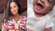 Como cresce! Viviane Araújo baba muito em novas fotos do filho sorridente: "Gostosura" - Reprodução/Instagram