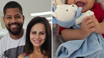 Filho de Viviane Araújo gargalha ao reconhecer a voz da mamãe: "Vontade de morder" - Reprodução/ Instagram