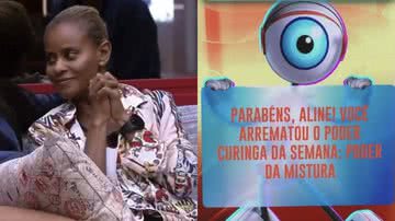 BBB23: Aline muda rumo do Paredão ao arrematar Poder Curinga; entenda - Reprodução/TV Globo