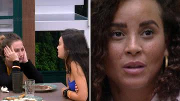 BBB23: Bruna e Larissa descascam Domitila mesmo após eliminação e web detona: "Ingratas" - Reprodução/TV Globo