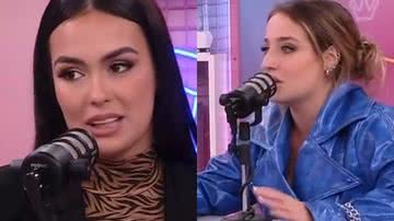 Bruna Griphao e Larissa desconversam sobre Guimê e Sapato - Reprodução/TV Globo