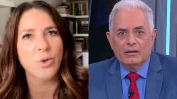 Fora da Globo, Christiane Pelajo esclarece relação com William Waack: "Problema meu" - Reprodução/Youtube e Reprodução/CNN