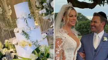 O cantor sertanejo Eduardo Costa e Mariana Polastreli se casam em cerimônia luxuosa em fazenda; veja os cliques - Reprodução/Instagram