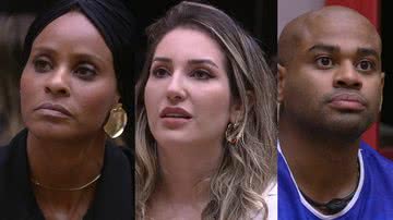 Aline Wirley, Amanda e Cezar Black encaram paredão-relâmpago: vote em quem você quer eliminar - Reprodução/TV Globo