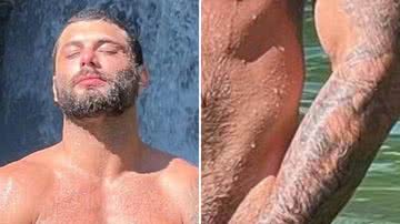 O modelo e DJ Jesus Luz choca ao posar nu em cachoeira e recebe elogios nas redes sociais: "Um pecado" - Reprodução/Instagram/Diego Giallanza