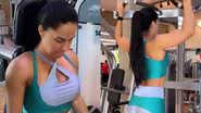 Graciele Lacerda exibiu o corpo enquanto fazia exercícios - Reprodução/Instagram