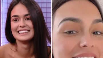Mais natural, ex-BBB Larissa Santos troca lentes do dente: "Já amei assim" - Reprodução/Globo/Instagram