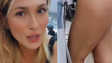 De calcinha minúscula, Lívia Andrade empina bumbum para câmera após procedimento estético: "Cavando" - Reprodução/ Instagram