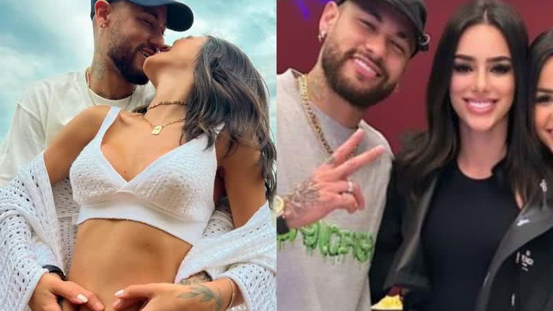 Como assim? Neymar reúne ex e atual para celebrar gravidez: "Te amo" - Reprodução/ Instagram
