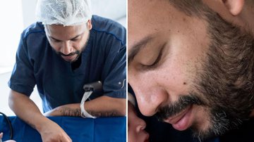 Separado, Projota mostra o rostinho do filho em fotos no hospital: "Obstáculos" - Reprodução/ Instagram