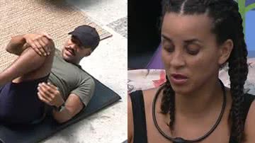 BBB23: Ricardo Alface perde paciência com "good vibes" de Domitila - Reprodução/TV Globo