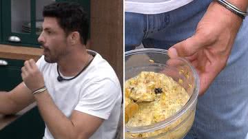BBB23: Ricardo constrange Cauã Reymond ao oferecer comida nada apetitosa: "Gororoba" - Reprodução/TV Globo